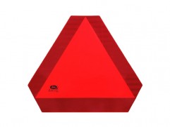 Triangle sticker for agricultural machinery