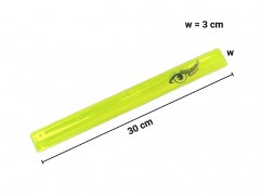 Reflective strip yellow (sleeve) 30x3