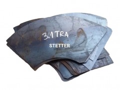 Špirálové plechy bubna zadné nový typ (950mm) domiešavač STETTER