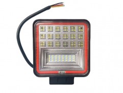 Svetlomet pracovný LED 106x106 10-60V, 42x3W (126W), ECE R10