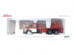 Car model Tatra T148 AD 080 Crane Truck fire Department, scale: 1:43, Schuco