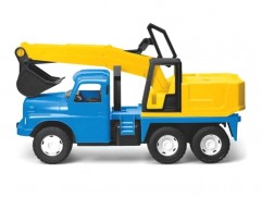 Children's plastic toy Tatra T148 72cm Blue-yellow sand excavator