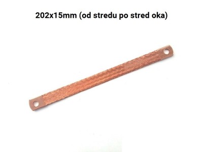 Grounding strap 202x15mm