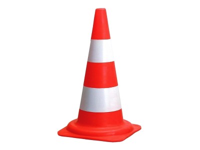 Traffic cone hard PE 50cm