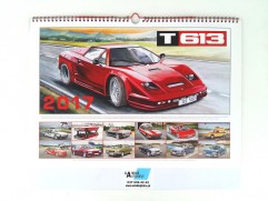 Zberateľský kalendár 2017 - osobné automobily T613