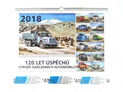 Zberateľský kalendár 2018 - 120 let úspěchu výroby nákladních automobilu