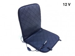 Car seat cover without headrest heated 12V UNI