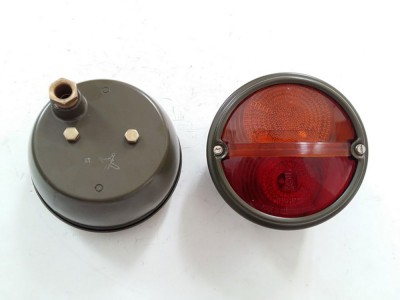 Back light circular 2-part right orange-red without registration plate lighting