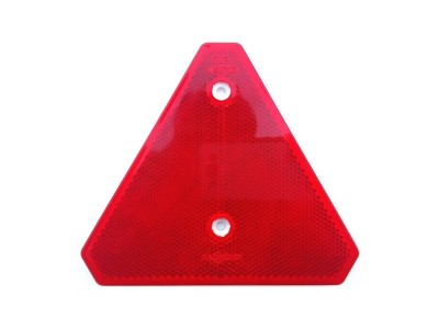 Odrazka červená - trojuholník
