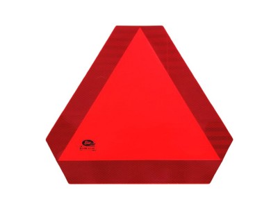 Triangle sticker for agricultural machinery