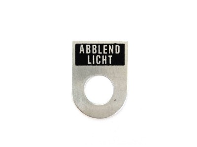 Label abblend Licht PV3S (DE)