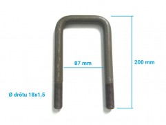Stirrup of rear 14-leaf spring PV3S frame