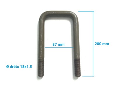 Stirrup of rear 14-leaf spring PV3S frame