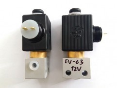 Solenoid valve EV-63 (EM-312) 12V 1,13A