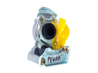 Yellow brake coupling head fixed M22x1,5 (operating system)