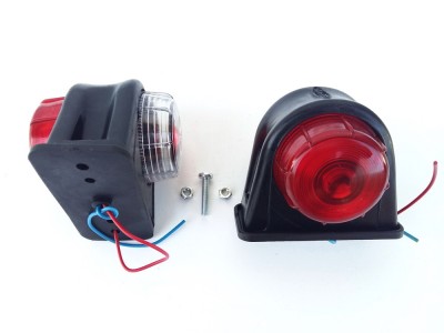 Position light without stem white-red