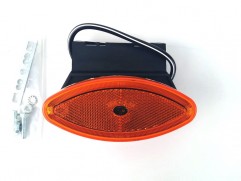 Pozičné svetlo LED 123x53mm oranžové s držiakom SERTPLAS