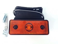 Pozičné svetlo LED 104x40mm oranžové s držiakom SERTPLAS