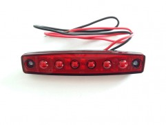 Pozičné svetlo LED 99,5x14,5mm červené SERTPLAS