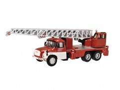 Car model Tatra T148 Crane Truck fire Department, scale: 1:87, Schuco
