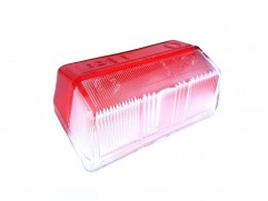 Position light cover square red-white 027216