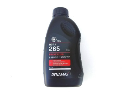 Brake fluid 265 DOT 4 - 0,5L DYNAMAX