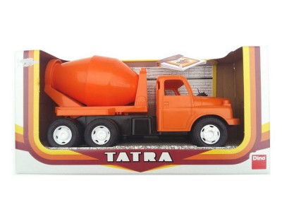 Detská plastová hračka Tatra T148 domiešavač oranžová 30cm