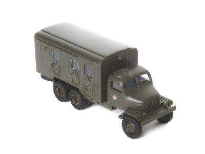 Automodell Praga V3S Box ASR, Maßstab: 1:87, IGRA, Farbe: army
