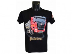 T-shirt men Tatra Phoenix Präsident 6x6 black