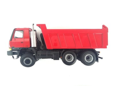 Car model Tatra TERRNo1 T815 6x6 one-sided tipper, scale: 1:43, color: red
