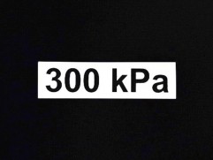 Samolepka tlak 300 kPa