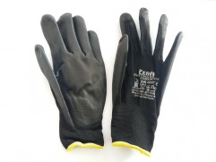 Pracovné rukavice Bunting Black ČERVA nylonové XL/10 (uvedená cena je za 1 pár)