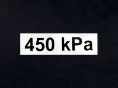 Samolepka tlak 450 kPa