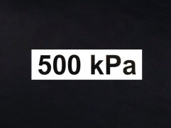 Sticker pressure 500 kPa