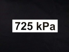 Sticker pressure 725 kPa