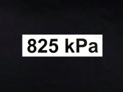 Samolepka tlak 825 kPa
