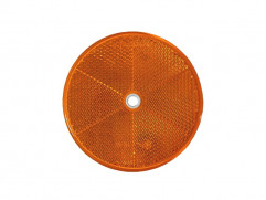 Odrazka oranžová kruhová fí 85 mm