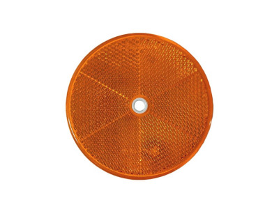 Odrazka oranžová kruhová fí 85 mm