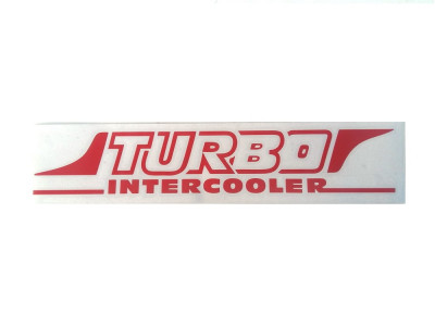 Sticker TURBO INTERCOOLER