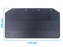 Mud flap rear 610 x 335 x 6 mm without inscription