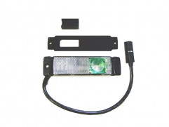 Predné obrysové svetlo LED biele s 30 cm káblom QUICK LINK + plyšová podložka HELLA